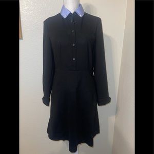 Coach Collard Button Down Dress Womens Sz 4